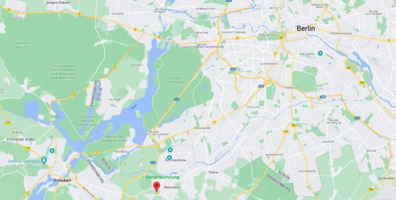 Geraeumige Und Zentrale Ferienwohnung Stahnsdorf Exteriör bild